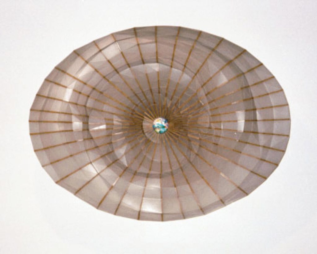 JoeNeill-EarthAether-1989 Sculpture vinyle et bois 90x130x60 cm